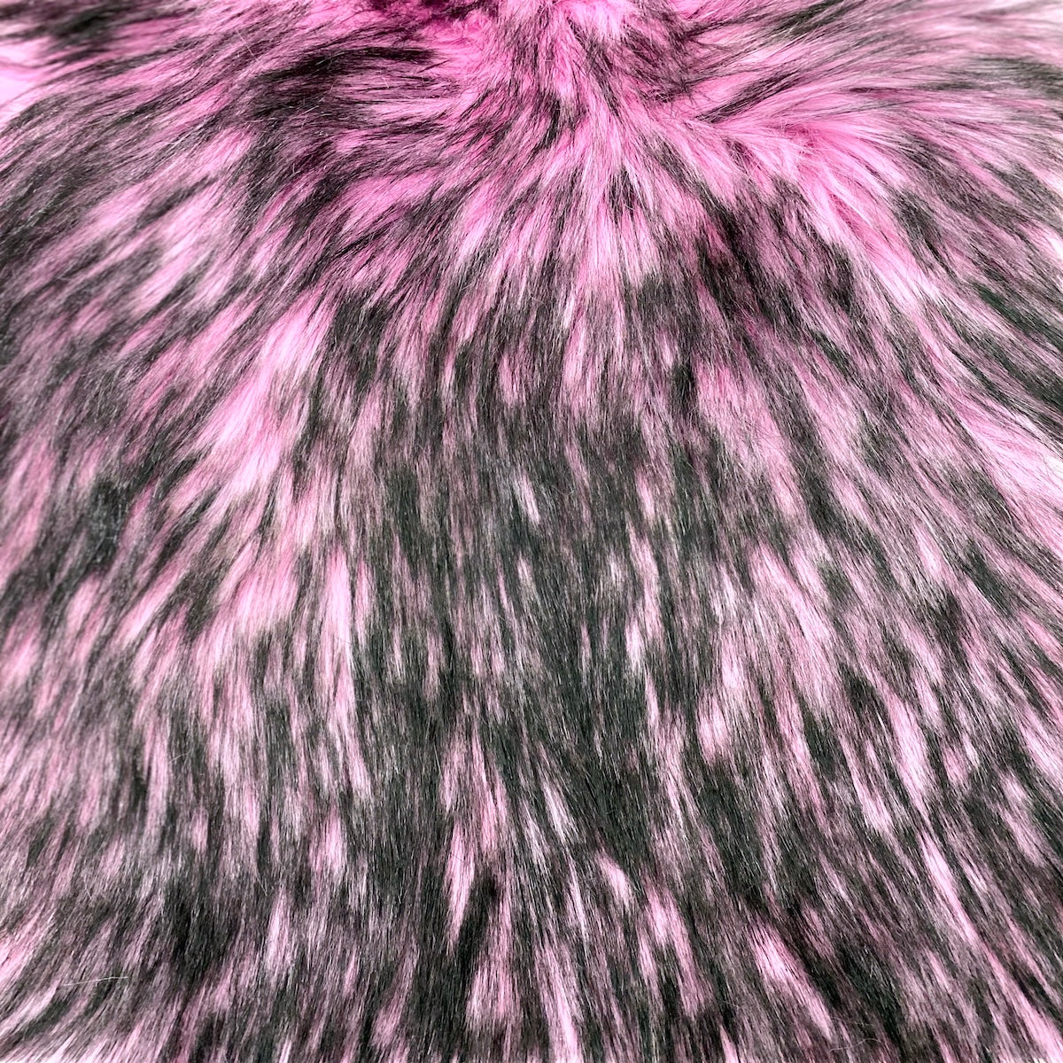 1 Yard Husky Print Long Pile Shaggy Faux Fur Fabric 60" Width