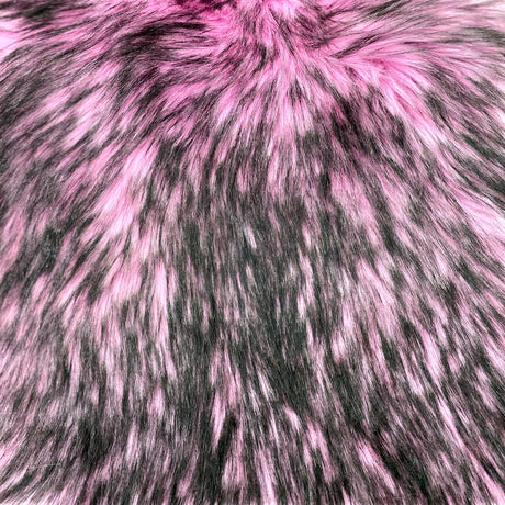 1 Yard Husky Print Long Pile Shaggy Faux Fur Fabric 60" Width
