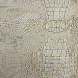 Mugger Two Tone Gator Vinyl Faux Leather Fabric, 56” Wide, for Handbags, Crafts & Upholstery