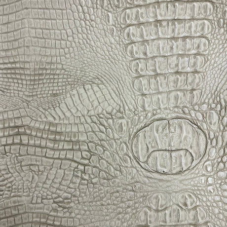 Mugger Two Tone Gator Vinyl Faux Leather Fabric, 56” Wide, for Handbags, Crafts & Upholstery
