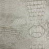 Mugger Two Tone Gator Vinyl Faux Leather Fabric, 56” Wide, for Handbags, Crafts & Upholstery