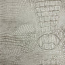 1 Yard Mugger Two Tone Gator Faux Leather Vinyl Fabric