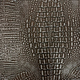 1 Yard Mugger Two Tone Gator Faux Leather Vinyl Fabric