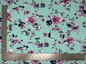 1 Yard Liverpool Knit Floral Print Fabric Textured Stretchy Apparel Material 60 Inch Width