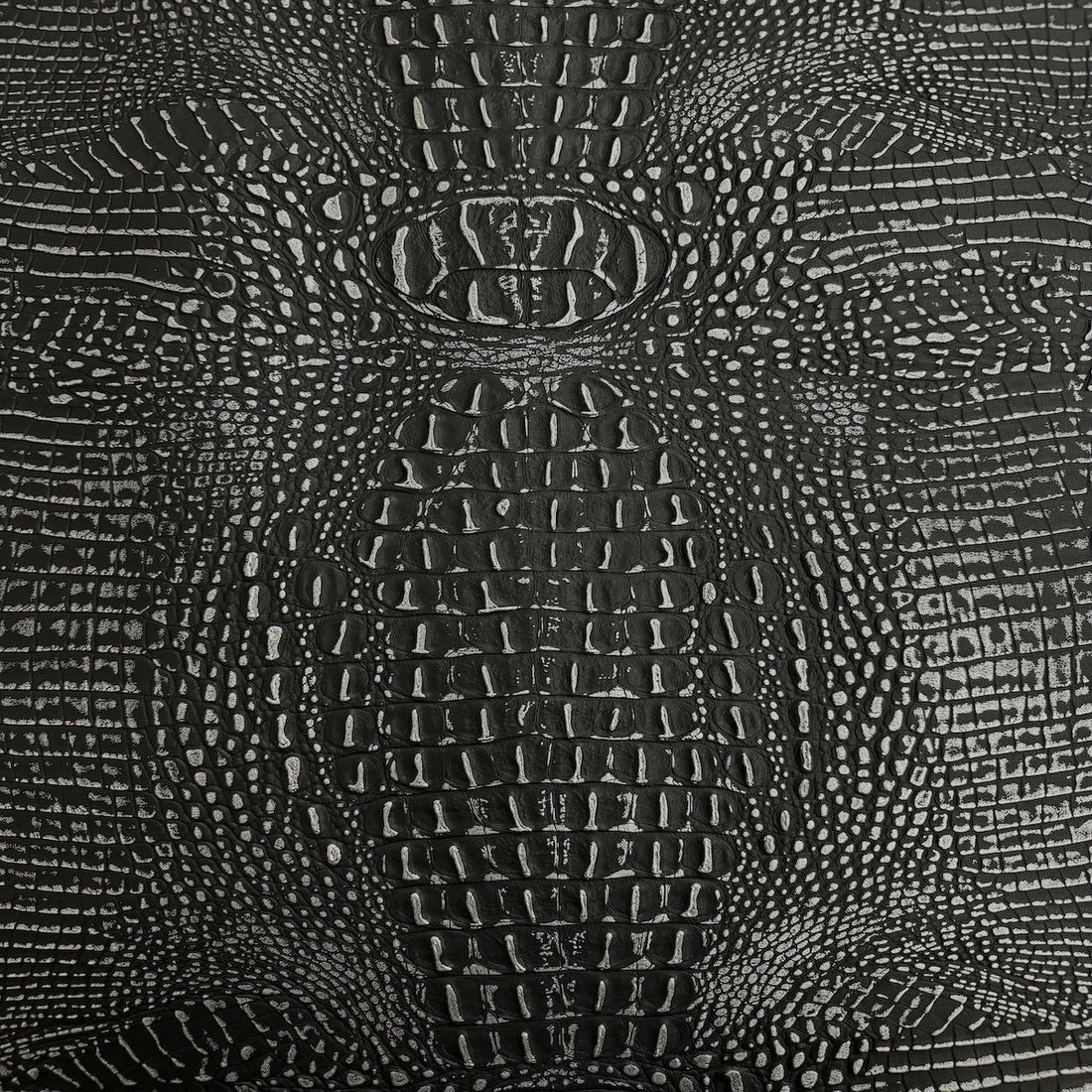 Mugger Two Tone Gator Vinyl Faux Leather Fabric, 56” Wide, for Handbags, Crafts & Upholstery