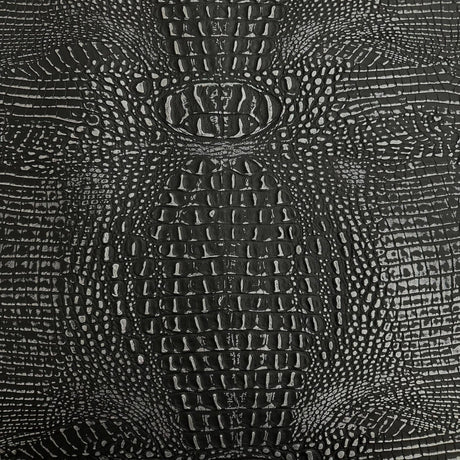 Mugger Two Tone Gator Vinyl Faux Leather Fabric, 56” Wide, for Handbags, Crafts & Upholstery