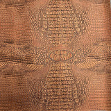 1 Yard Mugger Two Tone Gator Faux Leather Vinyl Fabric