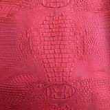 Mugger Two Tone Gator Vinyl Faux Leather Fabric, 56” Wide, for Handbags, Crafts & Upholstery