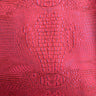 1 Yard Mugger Two Tone Gator Faux Leather Vinyl Fabric