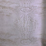 1 Yard Mugger Two Tone Gator Faux Leather Vinyl Fabric