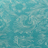 1 Yard Western Floral PU Faux Leather Vinyl Fabric 100% Polyurethane