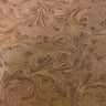 Floral Western Faux Leather PU Fabric 56” Wide Vinyl Material for Wallets, Crafts & Décor