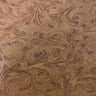 1 Yard Western Floral PU Faux Leather Vinyl Fabric 100% Polyurethane
