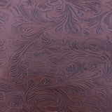 1 Yard Western Floral PU Faux Leather Vinyl Fabric 100% Polyurethane
