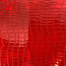 1 Yard Iridescent Faux Crocodile Vinyl Fabric 100% Polyester