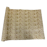 1 Yard Leopard Print Glitter Vinyl Fabric Canvas Back, 56" Wide for DIY Handbags & Decor