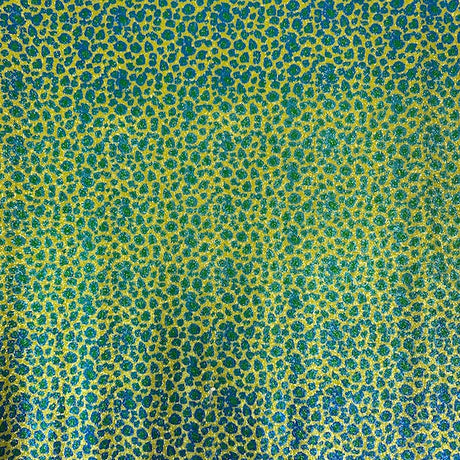 1 Yard Leopard Print Glitter Vinyl Fabric Canvas Back, 56" Wide for DIY Handbags & Decor