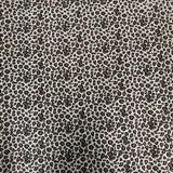 1 Yard Leopard Print Glitter Vinyl Fabric Canvas Back, 56" Wide for DIY Handbags & Decor