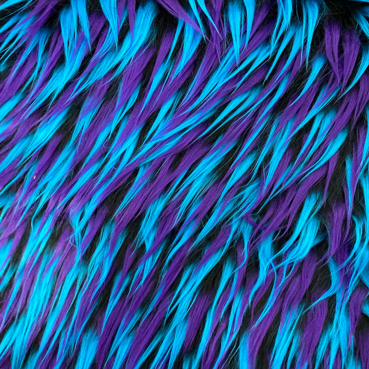 1 Yard Three Spike Shaggy Faux Fur Fabric