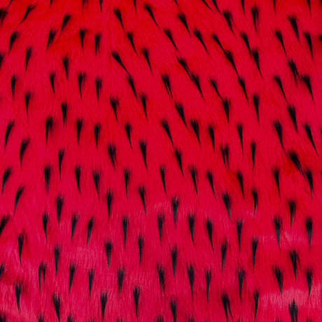 1 Yard Two Tone Spike Shaggy Faux Fur Fabric 100% Polyester