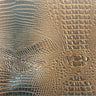 3D Embossed Gator Faux Leather Vinyl Fabric 56" Wide, Heavyweight Upholstery & Décor