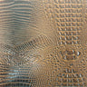 1 Yard Amazon 3D Embossed Gator Faux Leather Vinyl Fabric