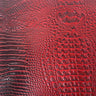 1 Yard Amazon 3D Embossed Gator Faux Leather Vinyl Fabric
