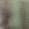 1 Yard Amazon 3D Embossed Gator Faux Leather Vinyl Fabric