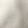 3D Embossed Gator Faux Leather Vinyl Fabric 56" Wide, Heavyweight Upholstery & Décor