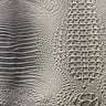 3D Embossed Gator Faux Leather Vinyl Fabric 56" Wide, Heavyweight Upholstery & Décor