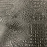 1 Yard Amazon 3D Embossed Gator Faux Leather Vinyl Fabric