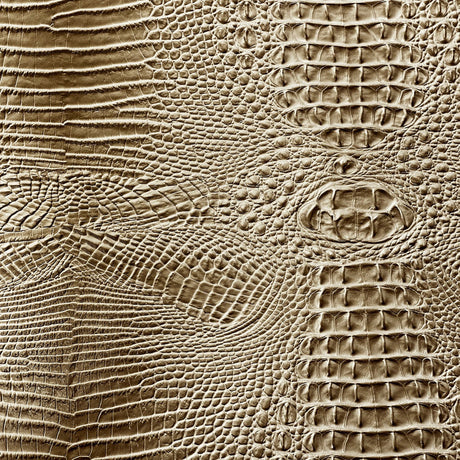 3D Embossed Gator Faux Leather Vinyl Fabric 56" Wide, Heavyweight Upholstery & Décor
