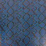 Snake Skin Faux Leather Vinyl Fabric Caicos Style, 54” Wide, Felt Backing for Handbags, Crafts & Décor