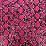 Snake Skin Faux Leather Vinyl Fabric Caicos Style, 54” Wide, Felt Backing for Handbags, Crafts & Décor
