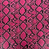 Snake Skin Faux Leather Vinyl Fabric Caicos Style, 54” Wide, Felt Backing for Handbags, Crafts & Décor