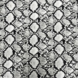 Snake Skin Faux Leather Vinyl Fabric Caicos Style, 54” Wide, Felt Backing for Handbags, Crafts & Décor