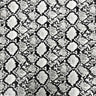 Snake Skin Faux Leather Vinyl Fabric Caicos Style, 54” Wide, Felt Backing for Handbags, Crafts & Décor