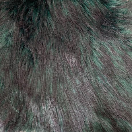1 Yard Husky Print Long Pile Shaggy Faux Fur Fabric 60" Width