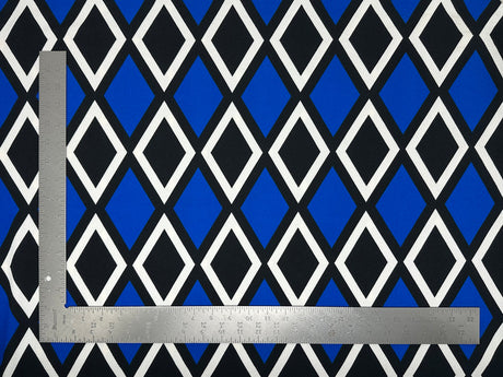 1 Yard Bold Liverpool Knit Geometric Fabric for Apparel, Crafts, and Accessories Width 58 60 Inches