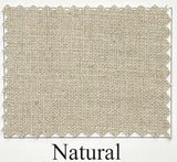1 Yard Natural Pre Shrunk Pure Linen Fabric, Midweight Solid 60 Inches Wide