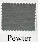 1 Yard Premium Pewter Pure Linen Fabric Midweight 5.5 oz 60 Inches Wide