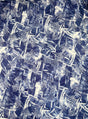Denim Animal Print Poly-Spandex Stretch Fabric - Blue Animal Print, 60" Width