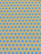 1 Yard Star Print Spandex Fabric Four Way Stretch for Costumes and Activewear 58"/60" Width