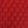 1 Yard Honeycomb Hexagon Quilted Foam Backed Faux Leather Vinyl Fabric