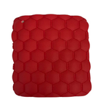 Honeycomb Quilted Faux Leather Vinyl Fabric 1/2" Thick, Foam Backing, 52/54” Wide, for Automotive & Furniture