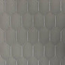 1 Yard Honeycomb Hexagon Quilted Foam Backed Faux Leather Vinyl Fabric