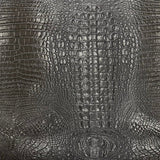 1 Yard Amazon 3D Embossed Gator Faux Leather Vinyl Fabric