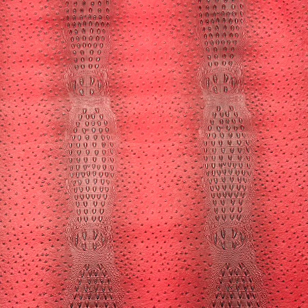Faux Leather Vinyl Fabric Gatorich II Style, Felt Backed, 54/56" Width, Stiff Texture for Crafts