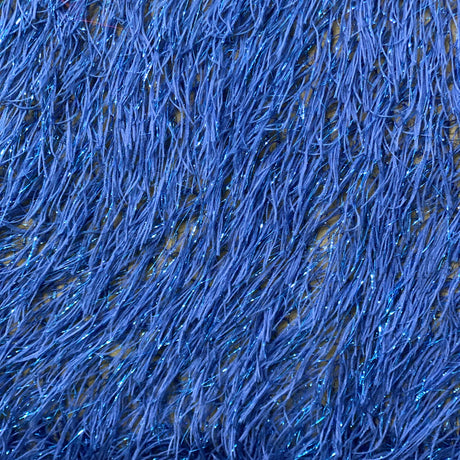 1 Yard Metallic Faux Fur Tinsel Ostrich Feather Fabric