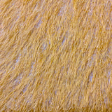 1 Yard Metallic Faux Fur Tinsel Ostrich Feather Fabric